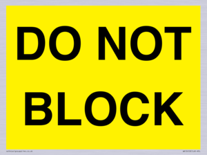 DO NOT BLOCK